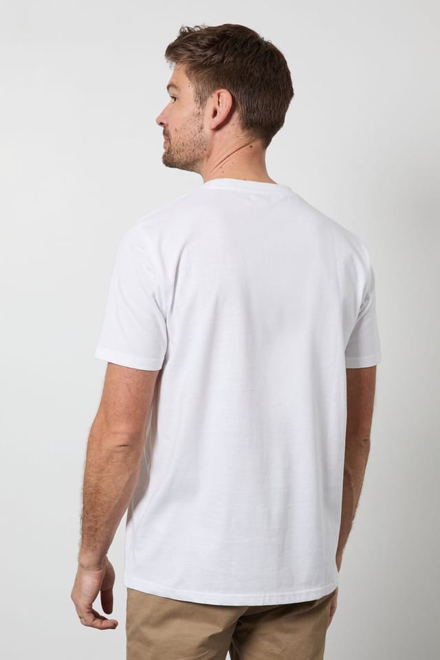 Maine Maine Men's White Surf & Camper Printed T-Shirt - 3