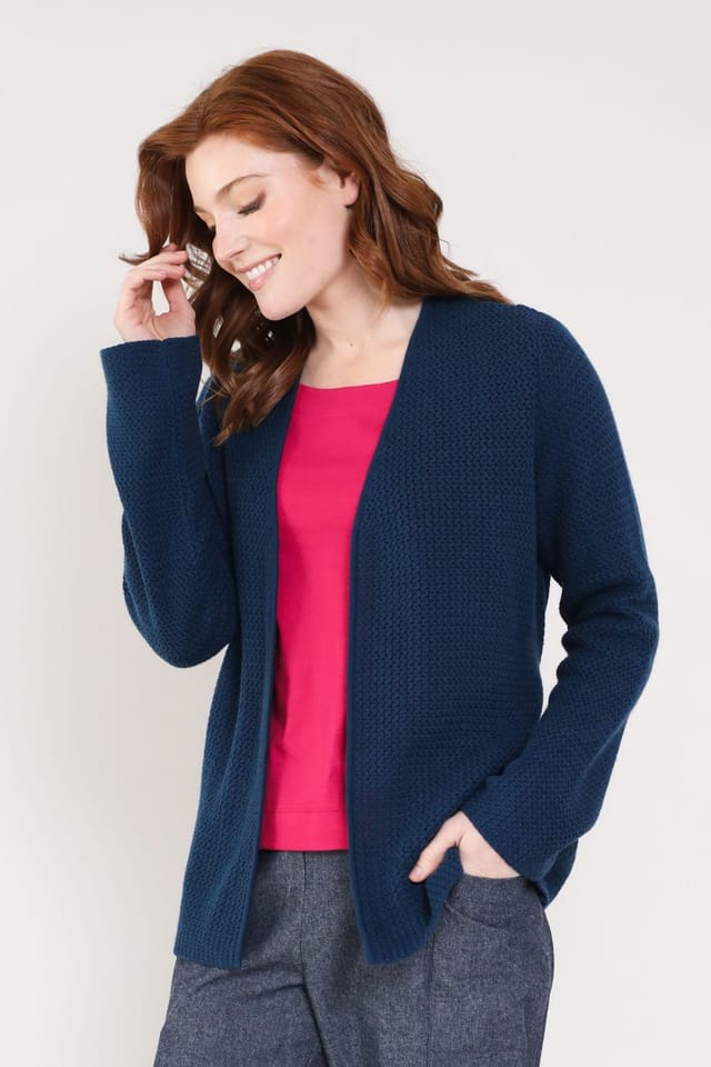 Nomads Clothing Nomads Clothing Women's Womens Tie Belt Cardigan in Blue - 3