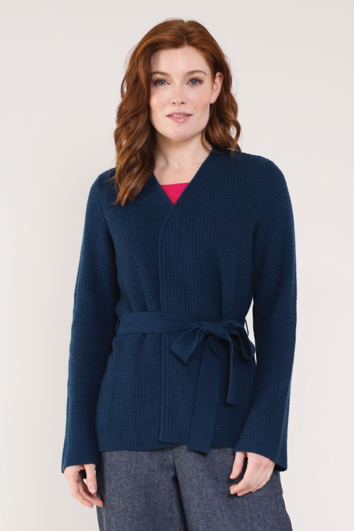 Nomads Clothing Nomads Clothing Women's Womens Tie Belt Cardigan in Blue - 4