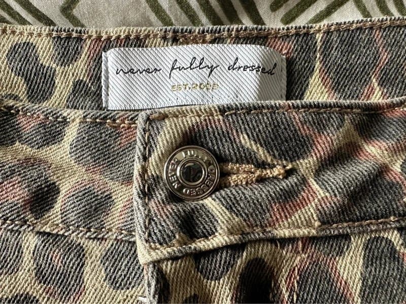 Never Fully Dressed Never Fully Dressed Leopard Petite Jeans