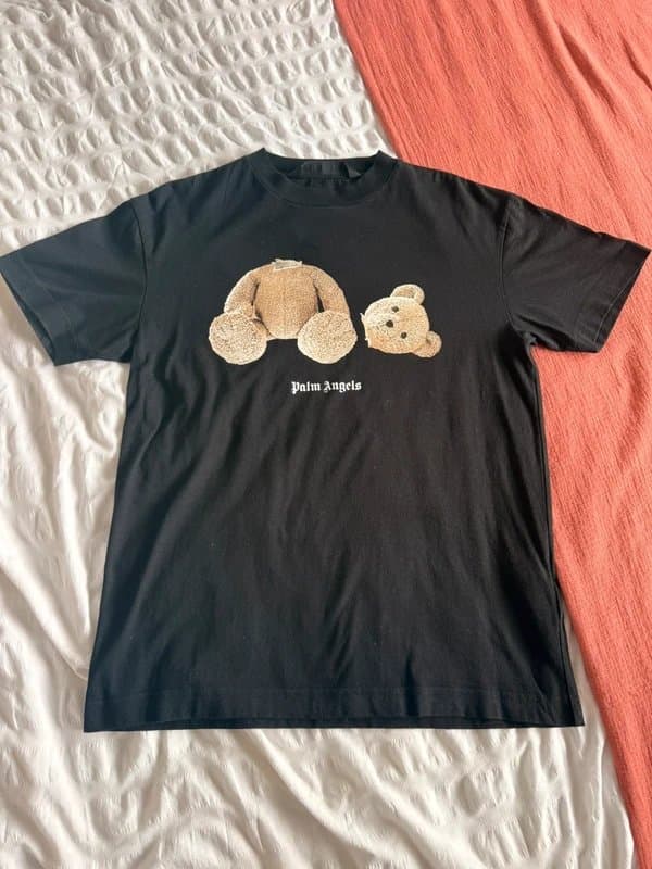 Palm Angels Palm Angels Teddy Bear Black T-Shirt – Size S