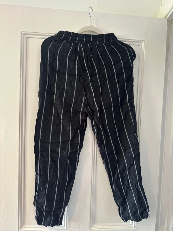PLT PLT cropped pinstripe trouser