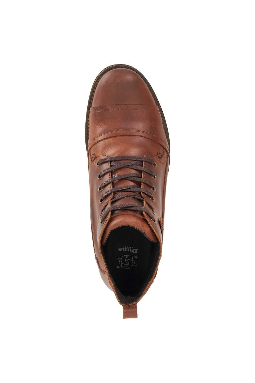 Dune London Dune London Men's 'Simon 1' Leather Smart Boots in Brown - 4