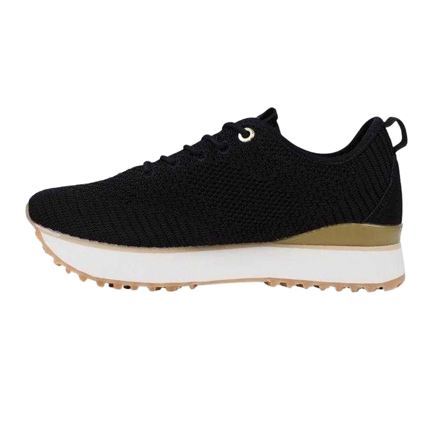 Lee Cooper Lee Cooper Women's Metal Logo Trainers in Black
