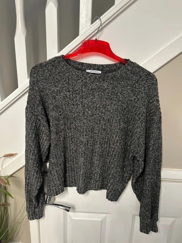 Zara (0159p) grey stripe jumper Zara medium