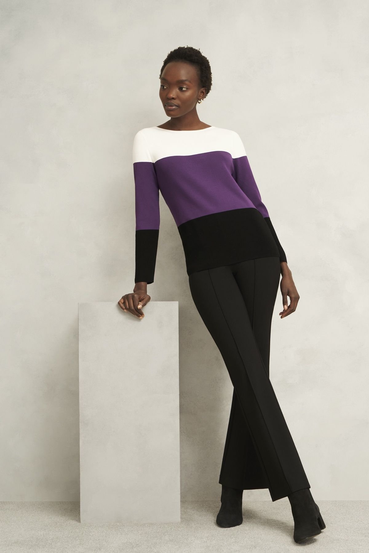 Hobbs London Hobbs London Women's Alice Jumper in Purple - 3