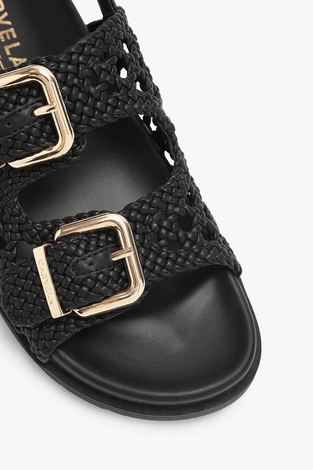 Carvela Carvela Women's 'Solina Weave' Sandals in Black - 4