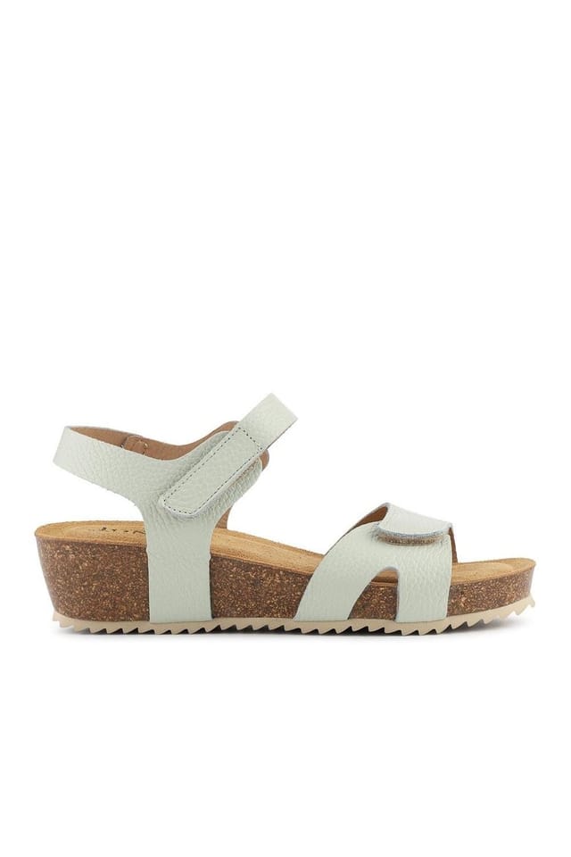 Jones Bootmaker Jones Bootmaker Women's Joanie Leather Sandals in Mint - 2