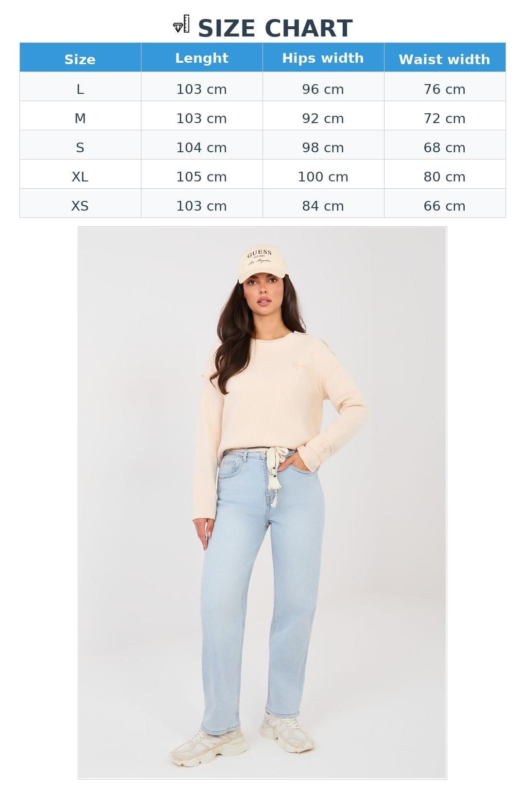 Love Lace Love Lace Women's High Waisted Balloon Fit Tie Belt Jeans in Blue - 4