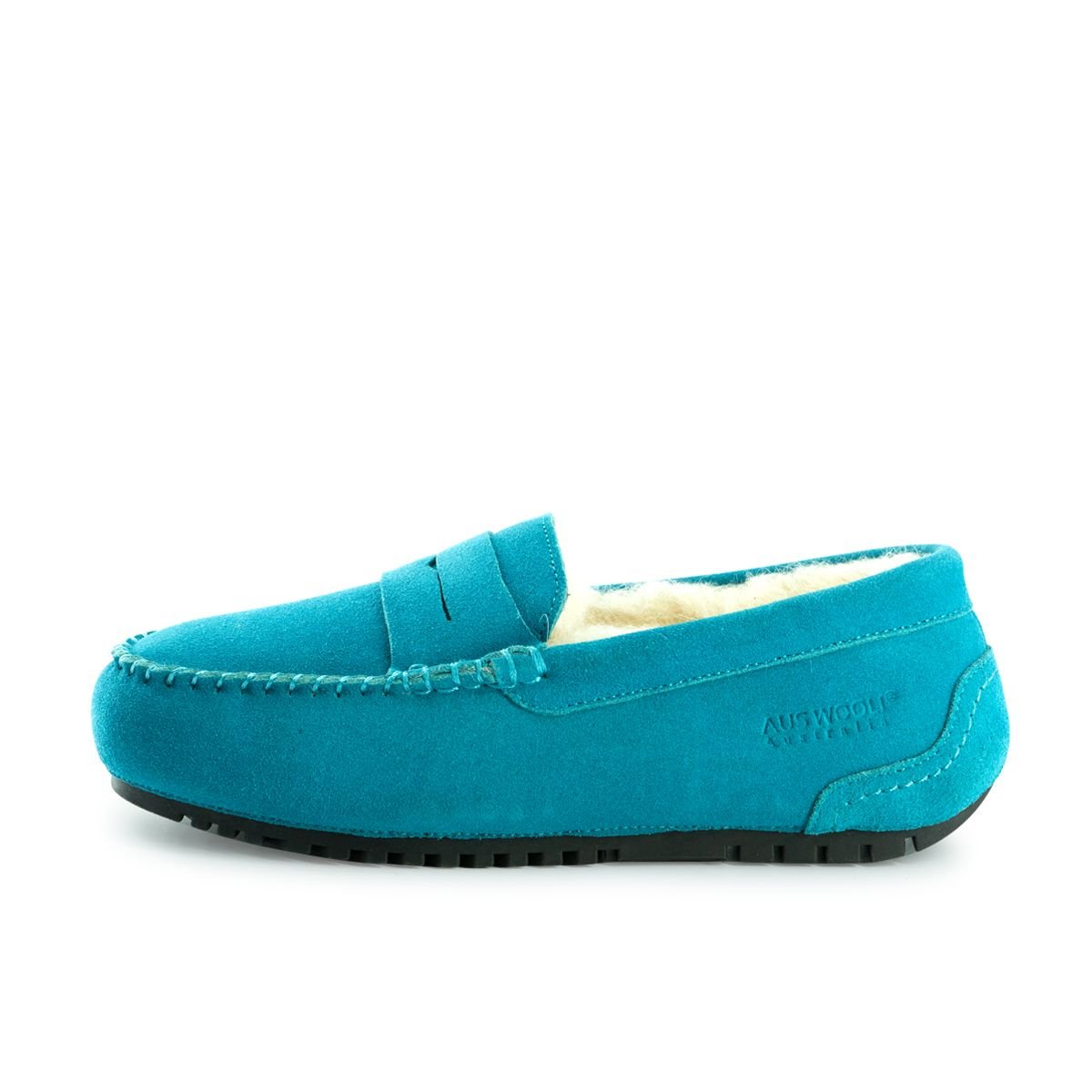 Aus Wooli Australia Aus Wooli Australia Women's Byronbay Cosy Moccasin in Blue - 4