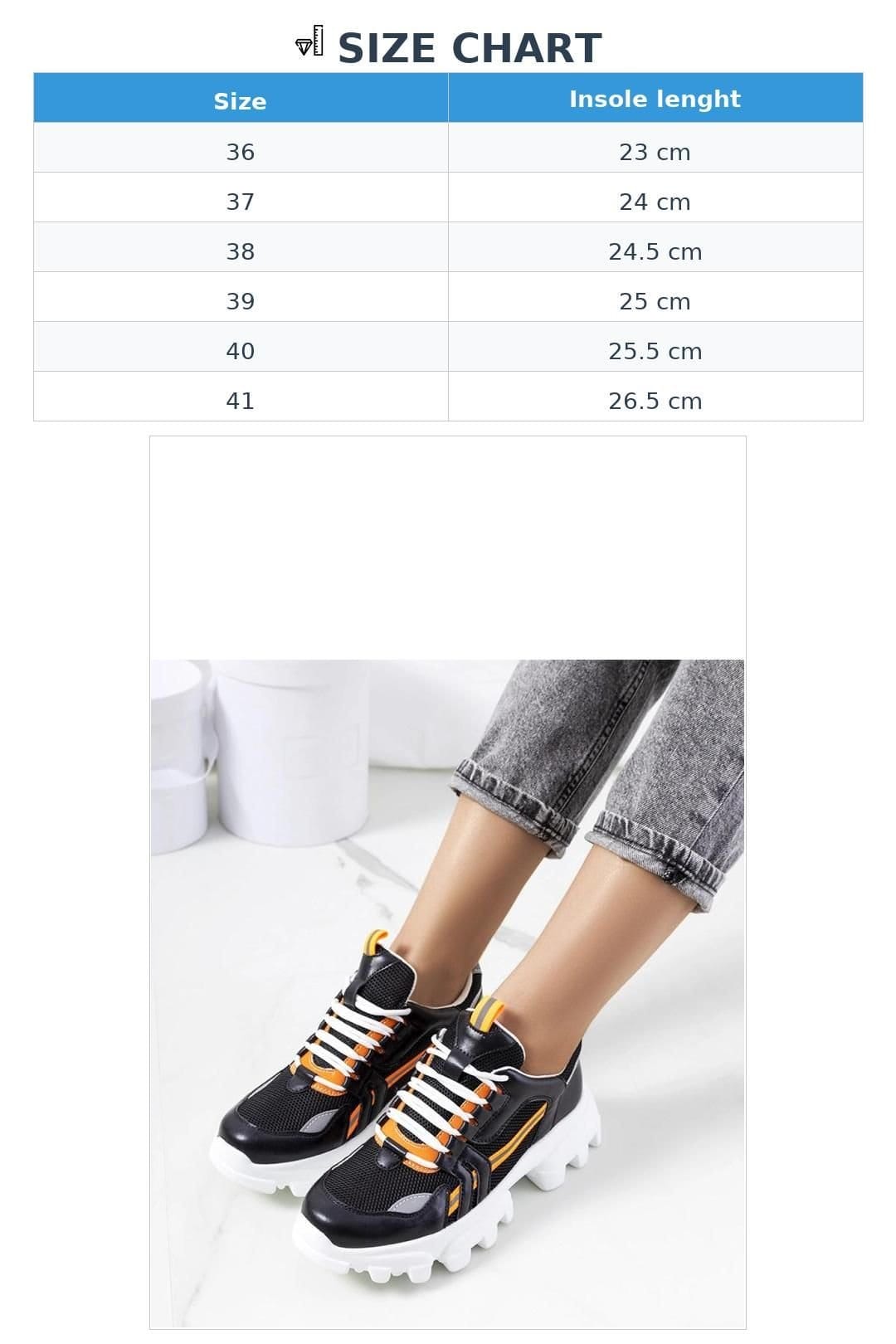 Love Lace Love Lace Women's Sporty High Sole Sneakers with Reflective Accents Summer in Black - 4