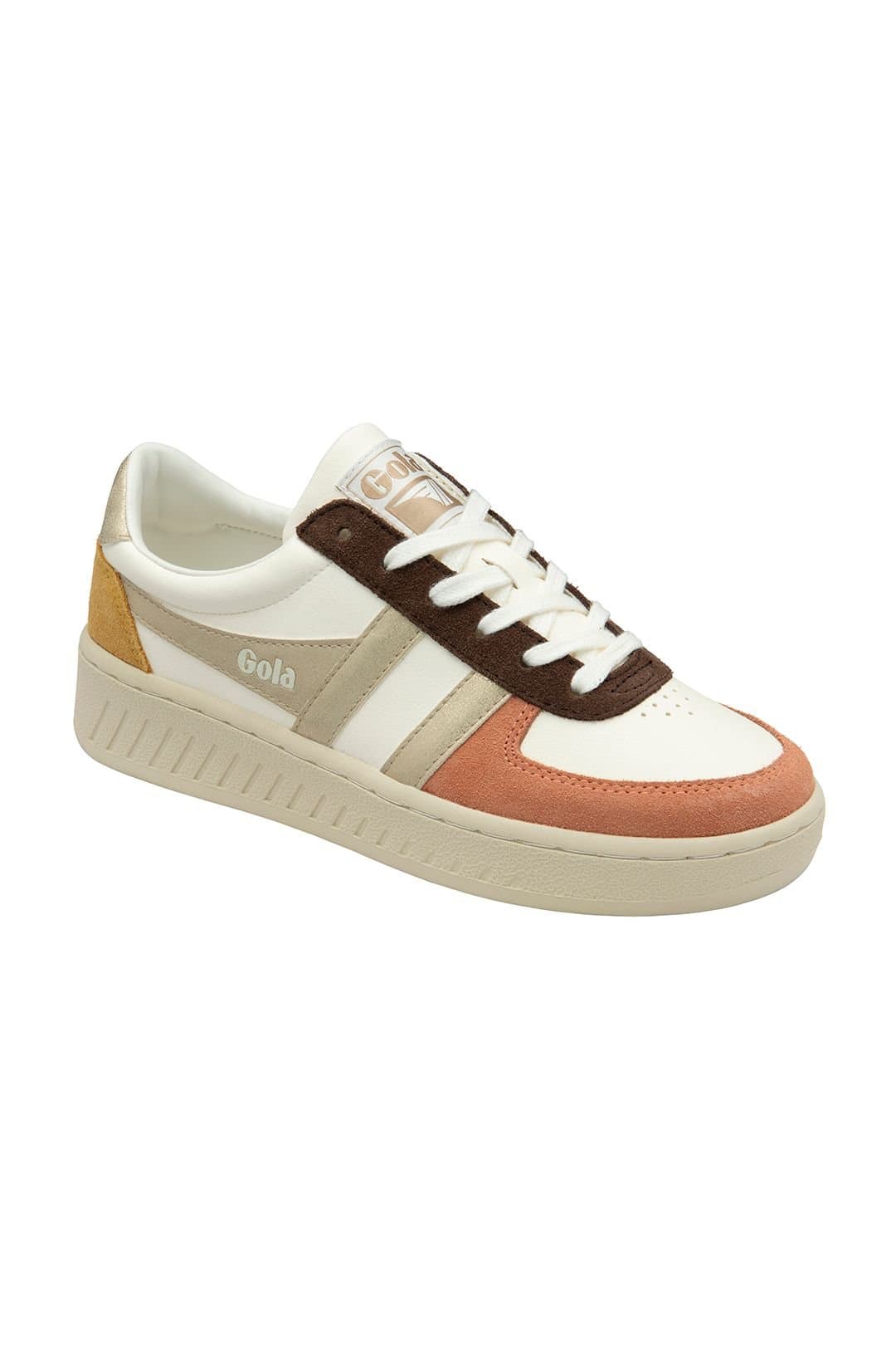 Gola Classics Gola Classics Women's 'Grandslam Quadrant' Lace-Up Trainers in Off-White