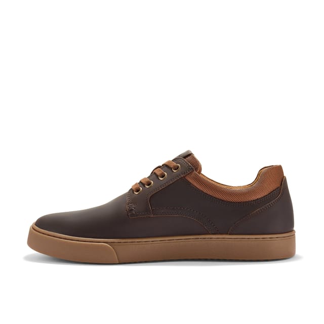 Clarks Clarks Men's Lockton Tie Tan Oily Leather Trainers in Brown - 2