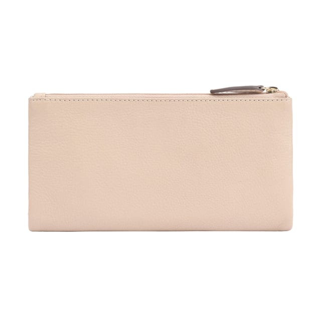 Paul Costelloe Paul Costelloe Women's Nira Leather Purse in Beige - 2