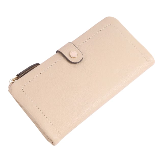 Paul Costelloe Paul Costelloe Women's Nira Leather Purse in Beige - 3