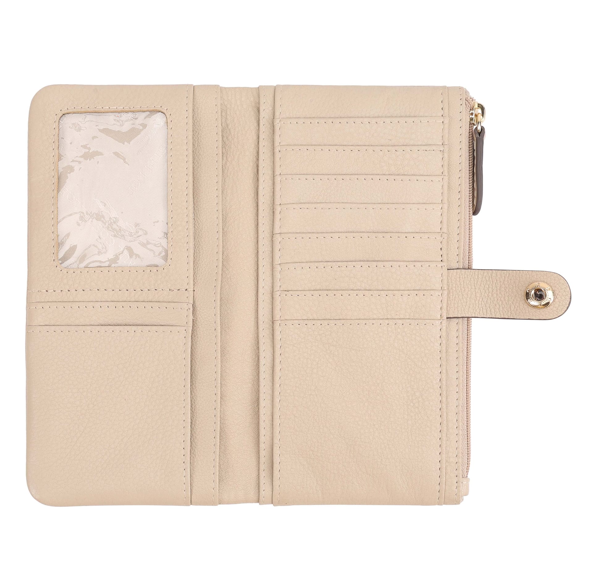 Paul Costelloe Paul Costelloe Women's Nira Leather Purse in Beige - 4