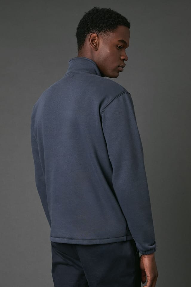 Maine Maine Men's Navy Lighthouse Half Zip Jumper - 3