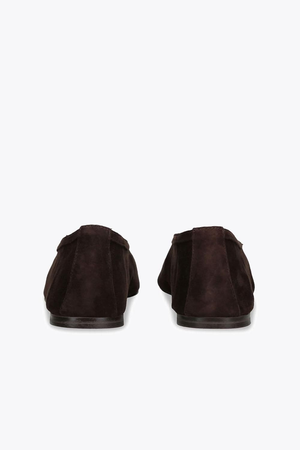 Steve Madden STEVE MADDEN Women's 'Leni Dark Brown' Leather Flats in Dark Brown - 4