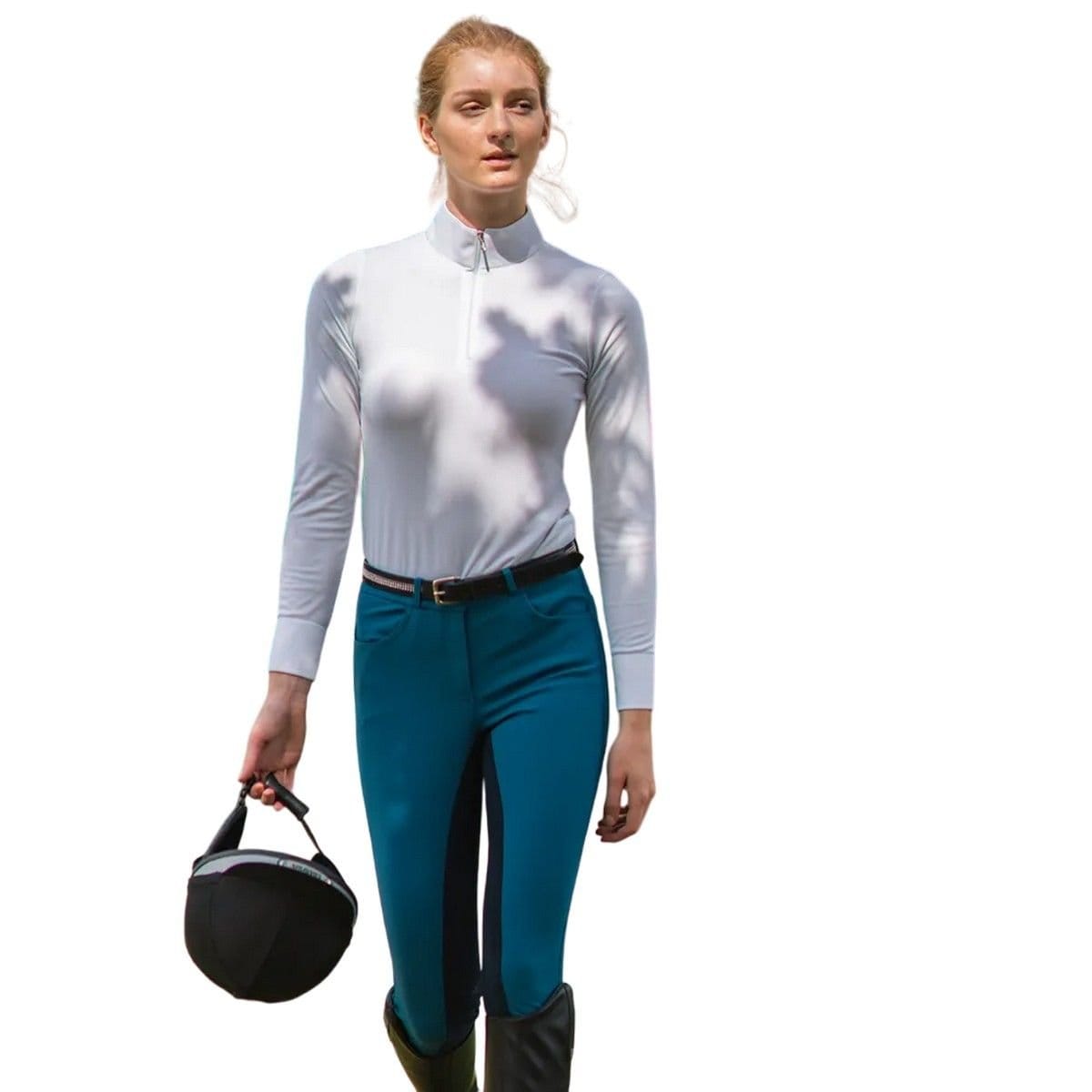 HyPERFORMANCE HyPERFORMANCE Men's Full Seat Breeches in Navy - 1