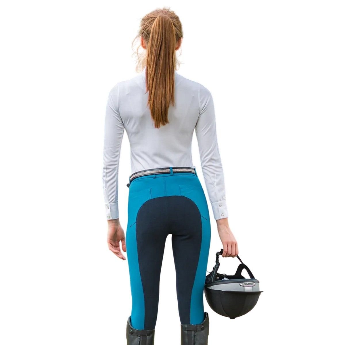 HyPERFORMANCE HyPERFORMANCE Men's Full Seat Breeches in Navy - 2