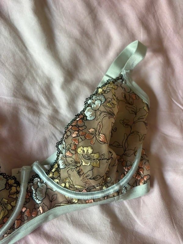 ASOS Design Embroidered bra