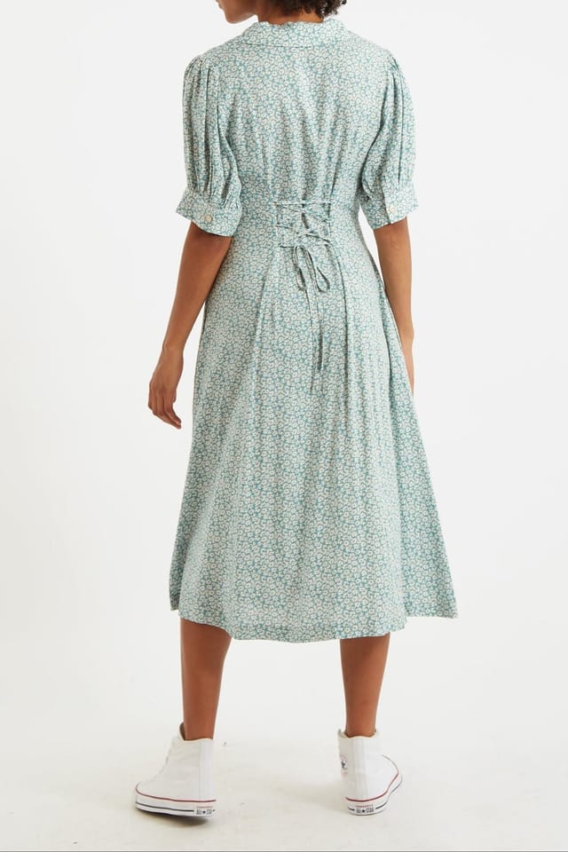 Louche Louche Women's Jadi Dazzler Midi Dress in Green - 2