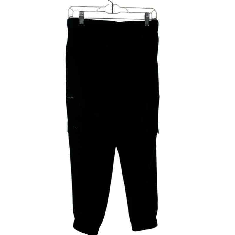 Banana Republic Banana Republic Women's Black Tencel Cargo Joggers Size Small Petite