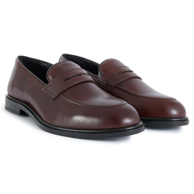 WALK LONDON Walk London Men's Putney Saddle Shoes in Brown - 2
