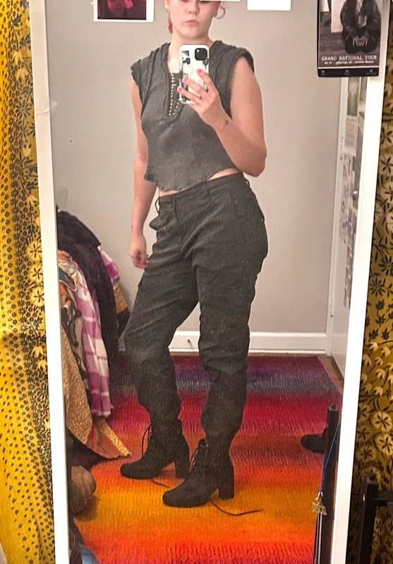 Sanctuary Grey Cargo Pants