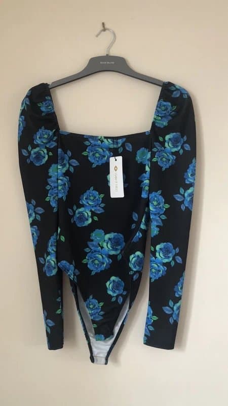 I Saw it First Floral bodysuit