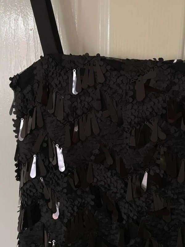 Zara Zara Black Sequin Mini Dress - Party/Cocktail (Size S)