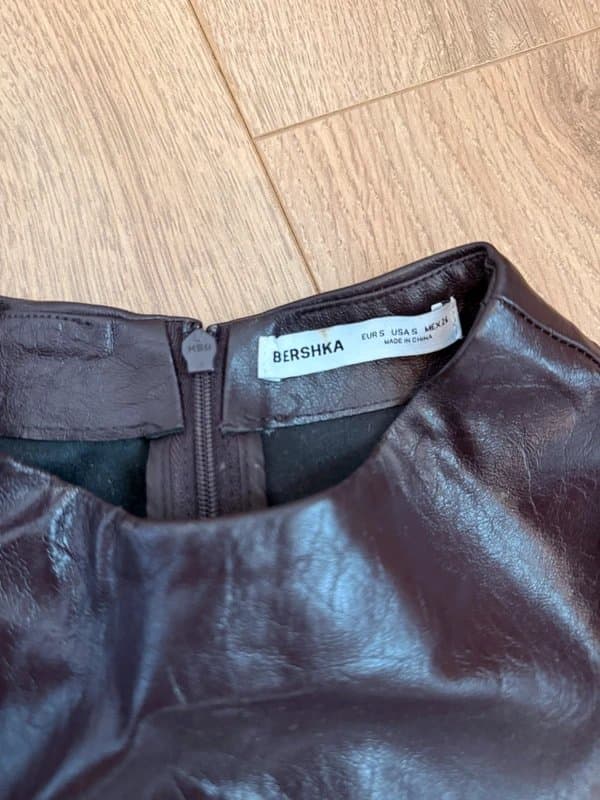 Bershka Bershka leather dress
