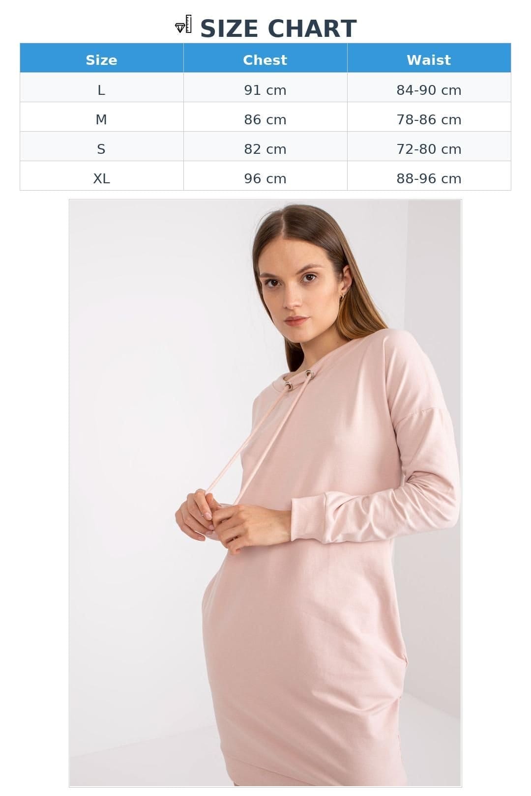 Love Lace Love Lace Women's Long Sleeve Tracksuit Dress with Tie Neck in Pink - 4