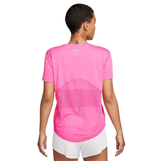Nike Nike Men's Short Sleeved Pink Running Top - 2