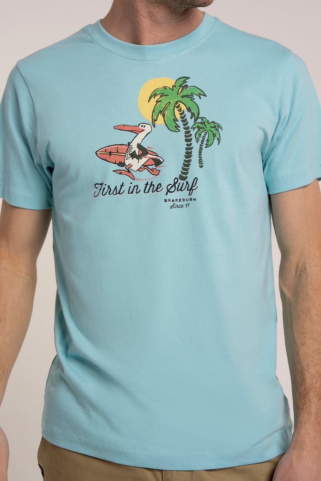 Brakeburn Brakeburn Men's PADDLESWORTH T-SHIRT in Blue - 3