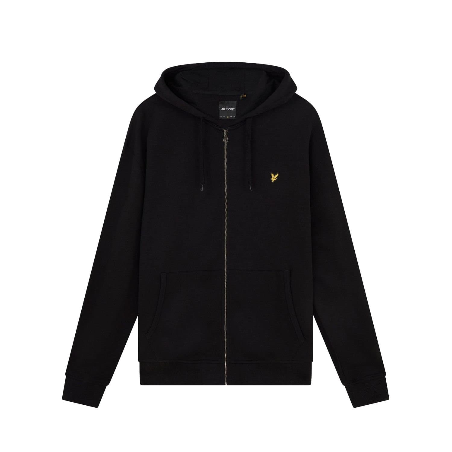 Lyle & Scott Lyle & Scott Men's Plus Full Zip Hoodie in Black