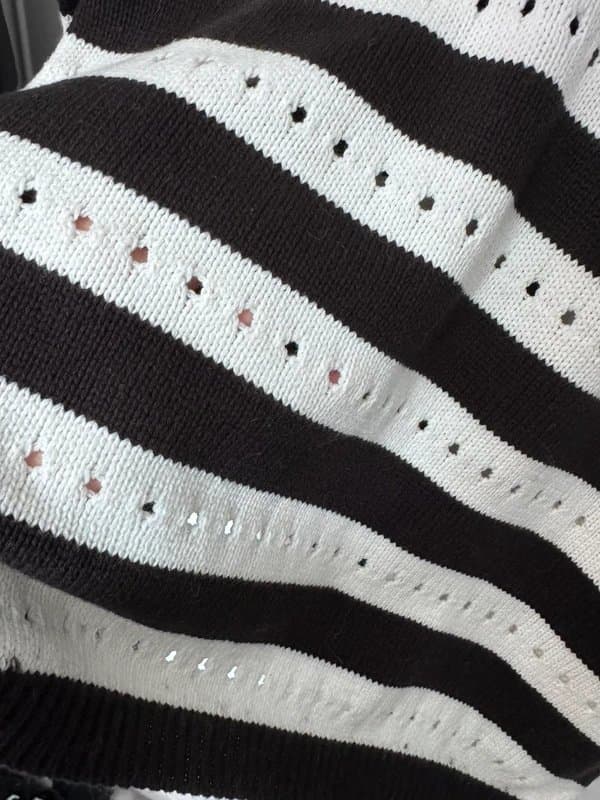 ASOS ASOS - Black and White Stripe - Jumper - Size: L - New