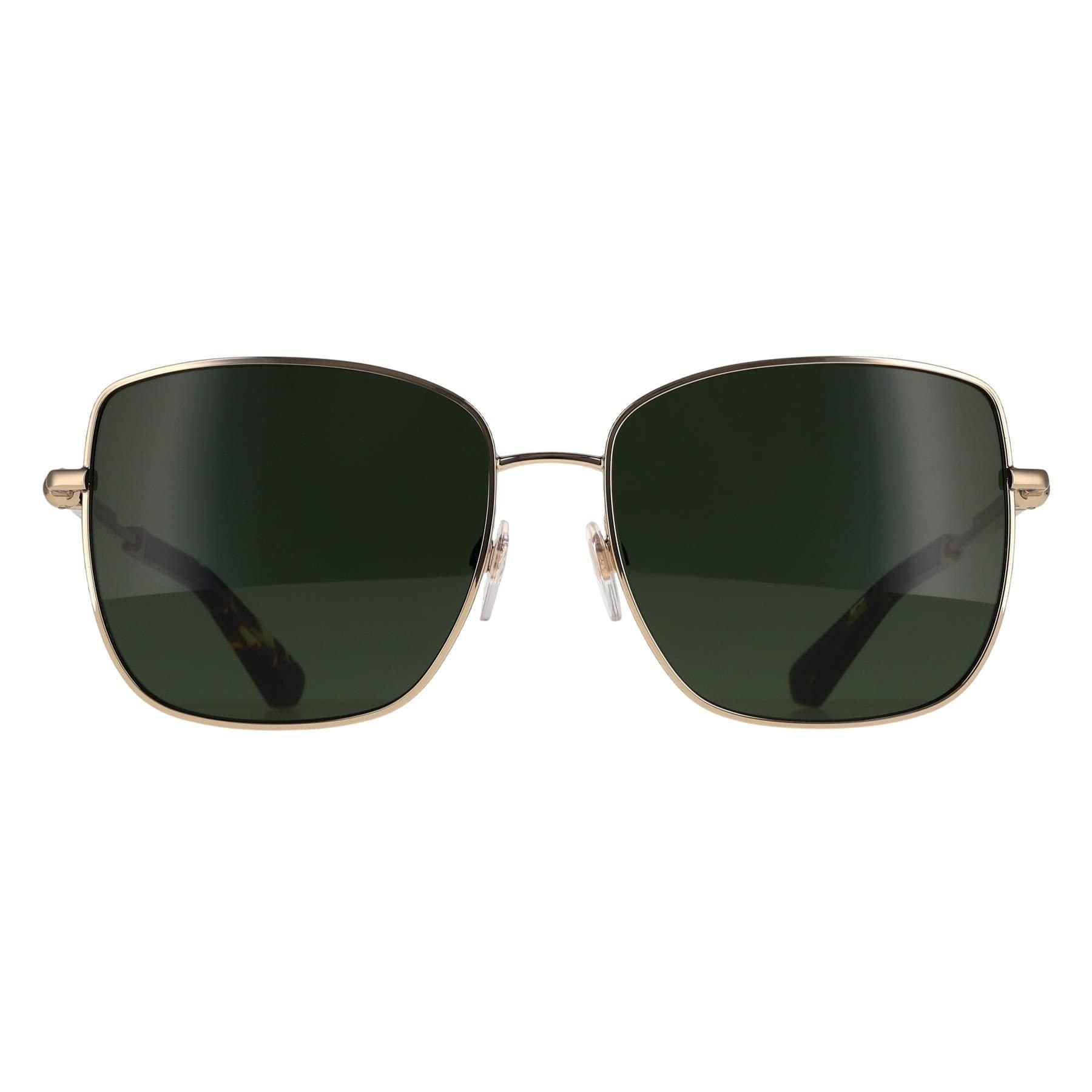 Burberry Burberry Women's Square Light Gold Dark Green BE3158