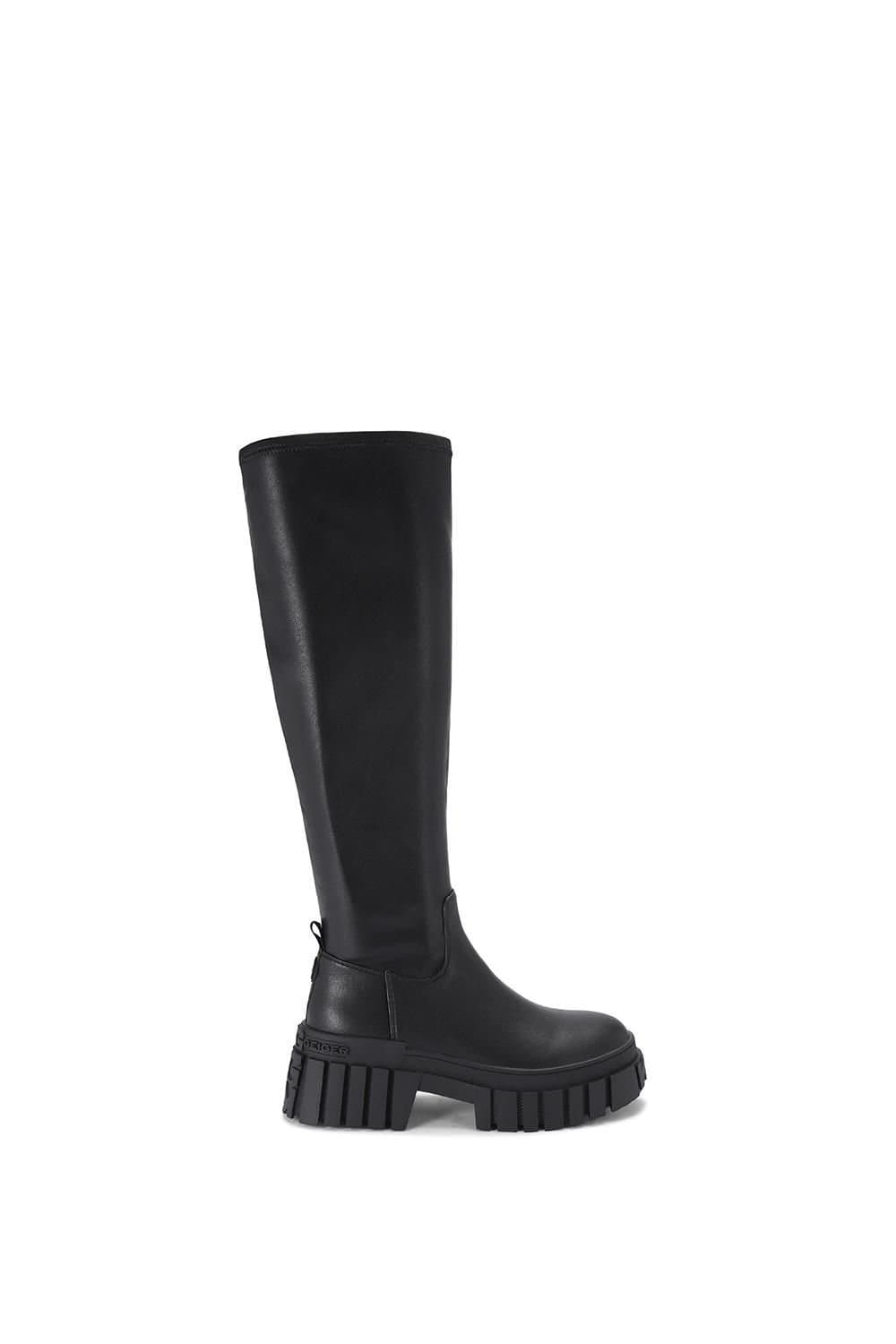 KG Kurt Geiger KG Kurt Geiger Black Leather Knee-High Boots