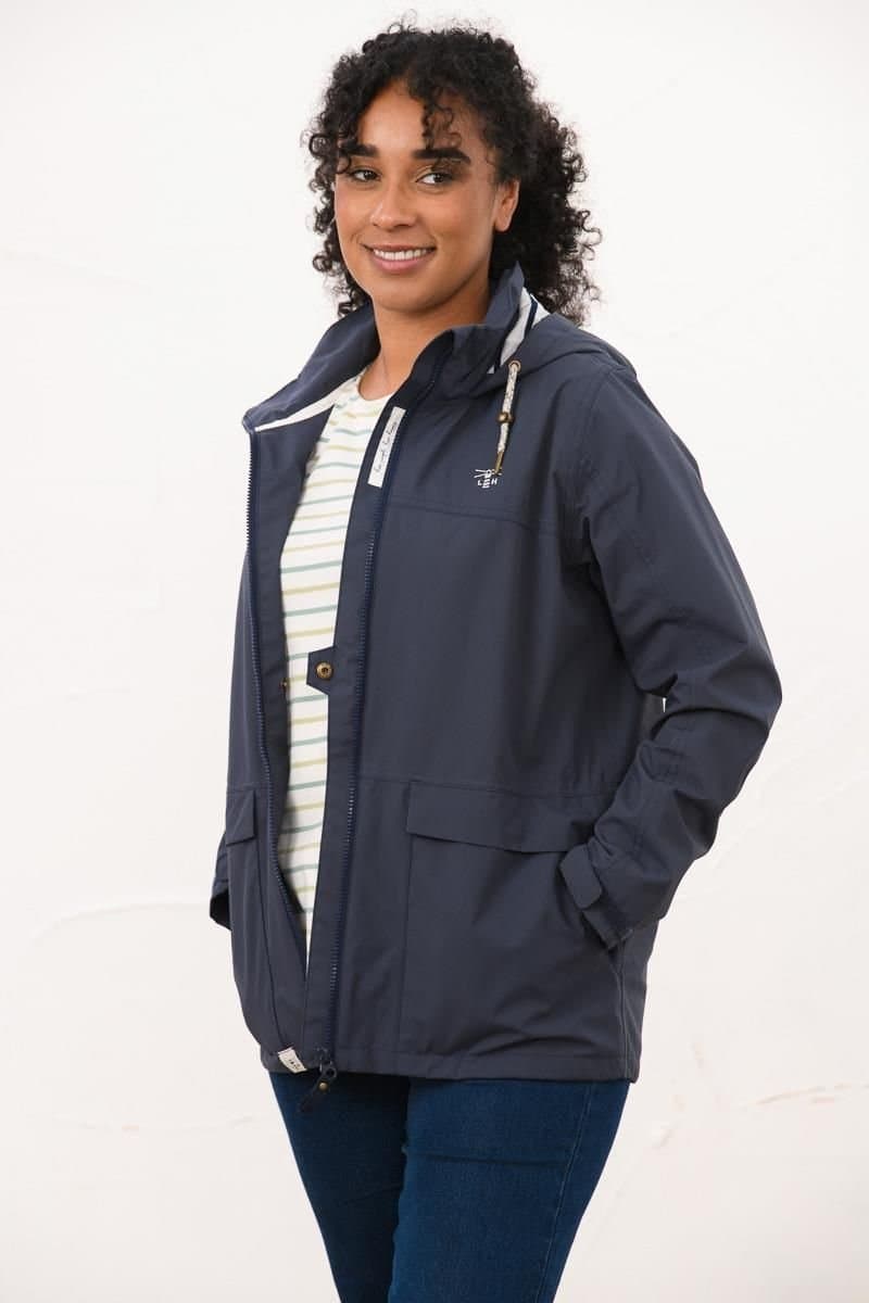 Lighthouse Clothing Lighthouse Clothing Women's Beachcomber Waterproof Jacket Spring Sumer Outdoor Coat in Dark Blue