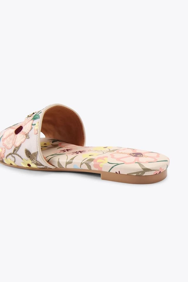 KG Kurt Geiger KG Kurt Geiger Women's 'Rosetta' Flats in Cream - 3