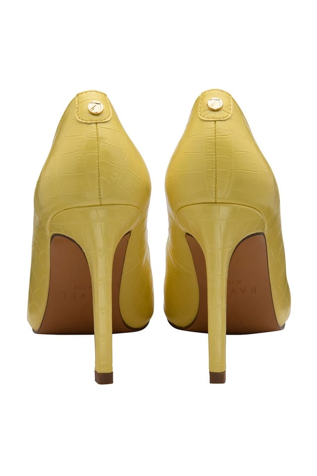 Ravel Ravel Women's 'Edson' Pointed-Toe Court Shoes in Yellow - 3
