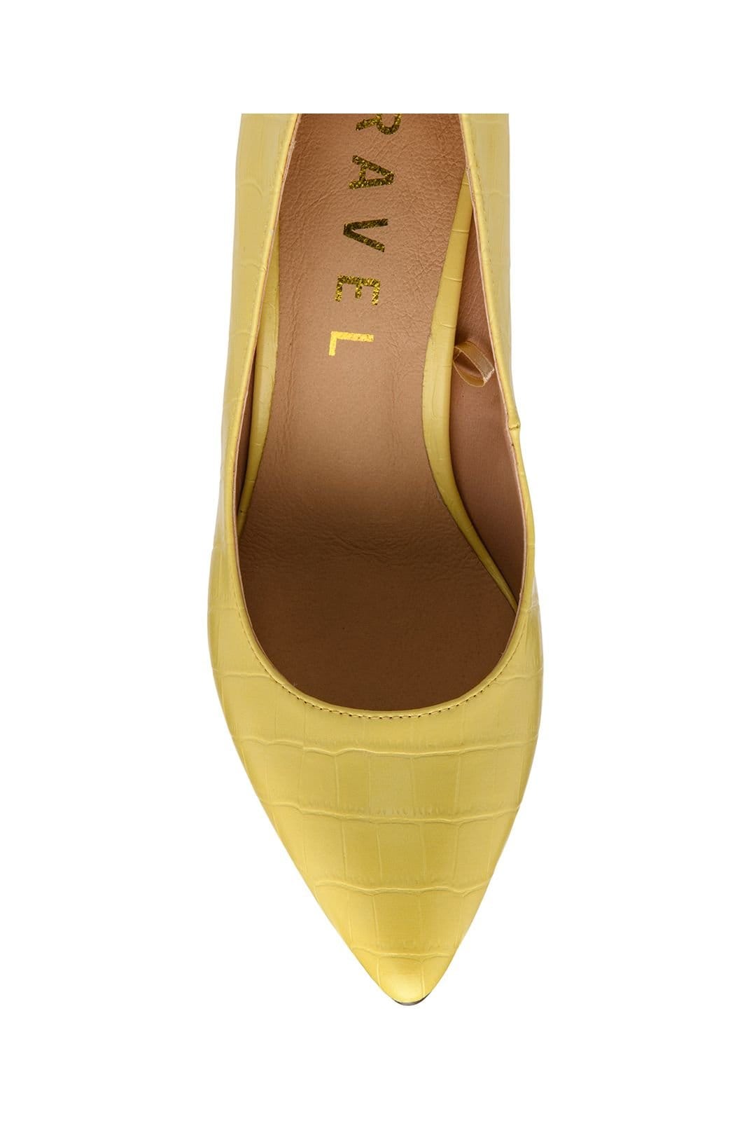 Ravel Ravel Women's 'Edson' Pointed-Toe Court Shoes in Yellow - 4