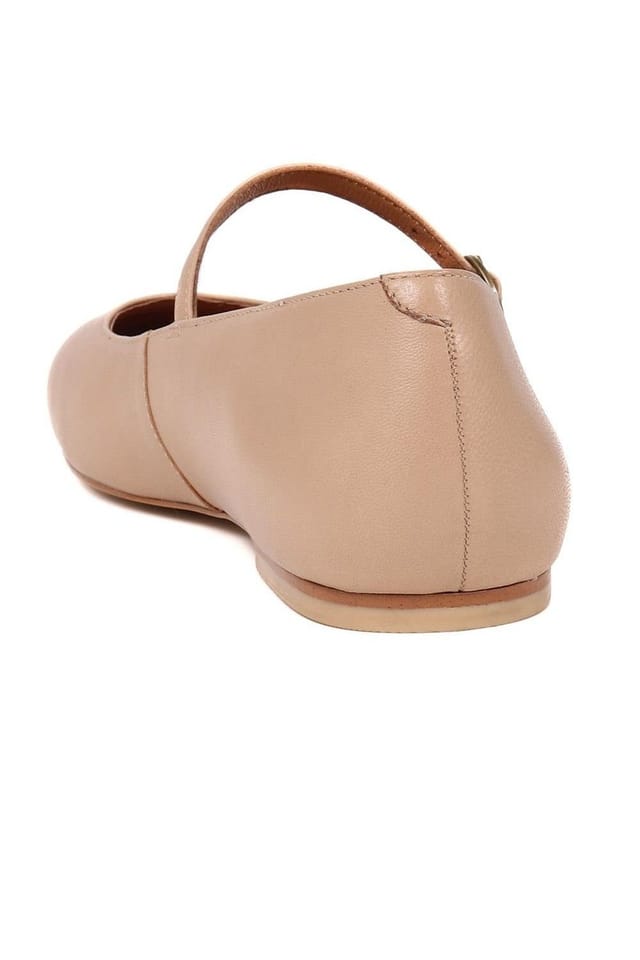 Jones Bootmaker Jones Bootmaker Women's Sonnet Mary Janes in Beige - 3