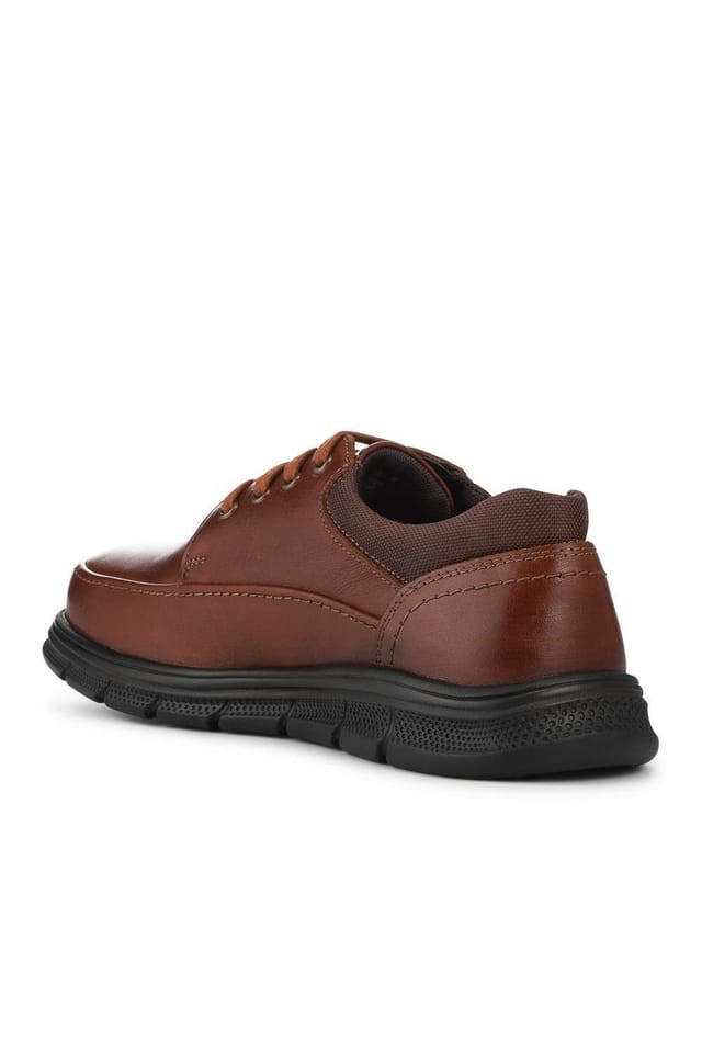 Pavers Pavers Men's Casual Lightweight Lace Up Shoes in Tan - 3