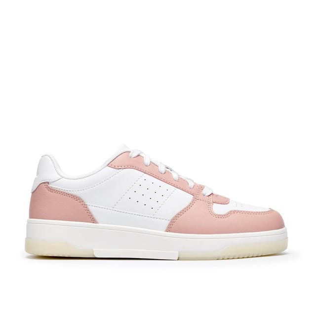 Clarks Clarks Women's Christly Court Light Pink Combination Trainers - 2