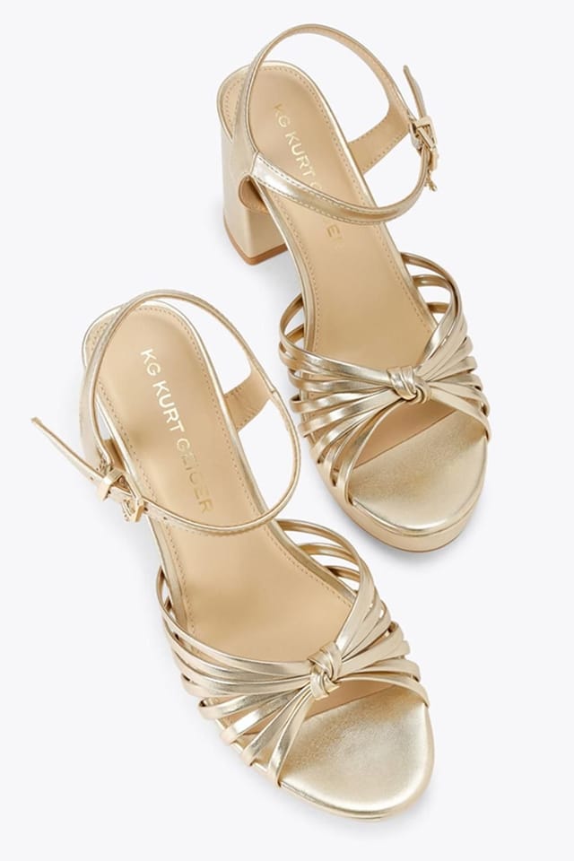 KG Kurt Geiger KG Kurt Geiger Women's 'Signal Platform' Heels in Gold - 2