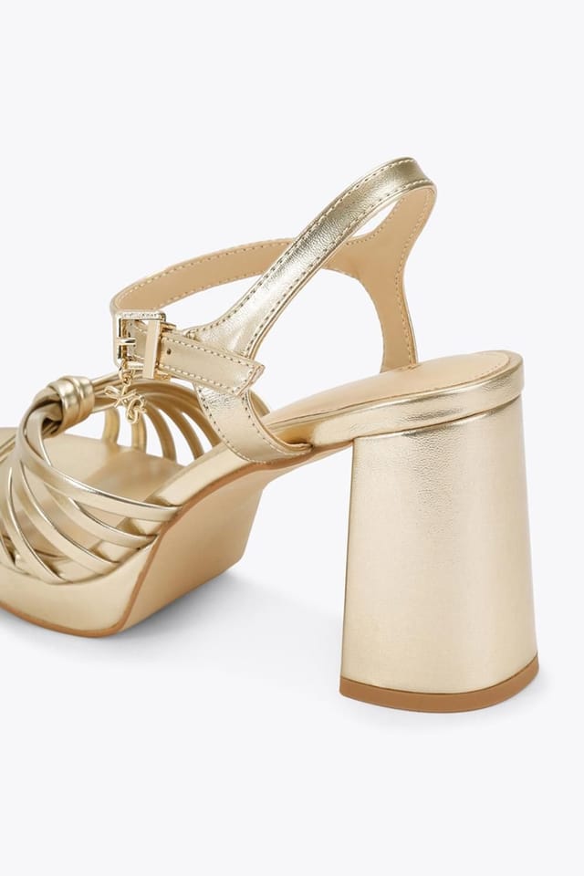 KG Kurt Geiger KG Kurt Geiger Women's 'Signal Platform' Heels in Gold - 3