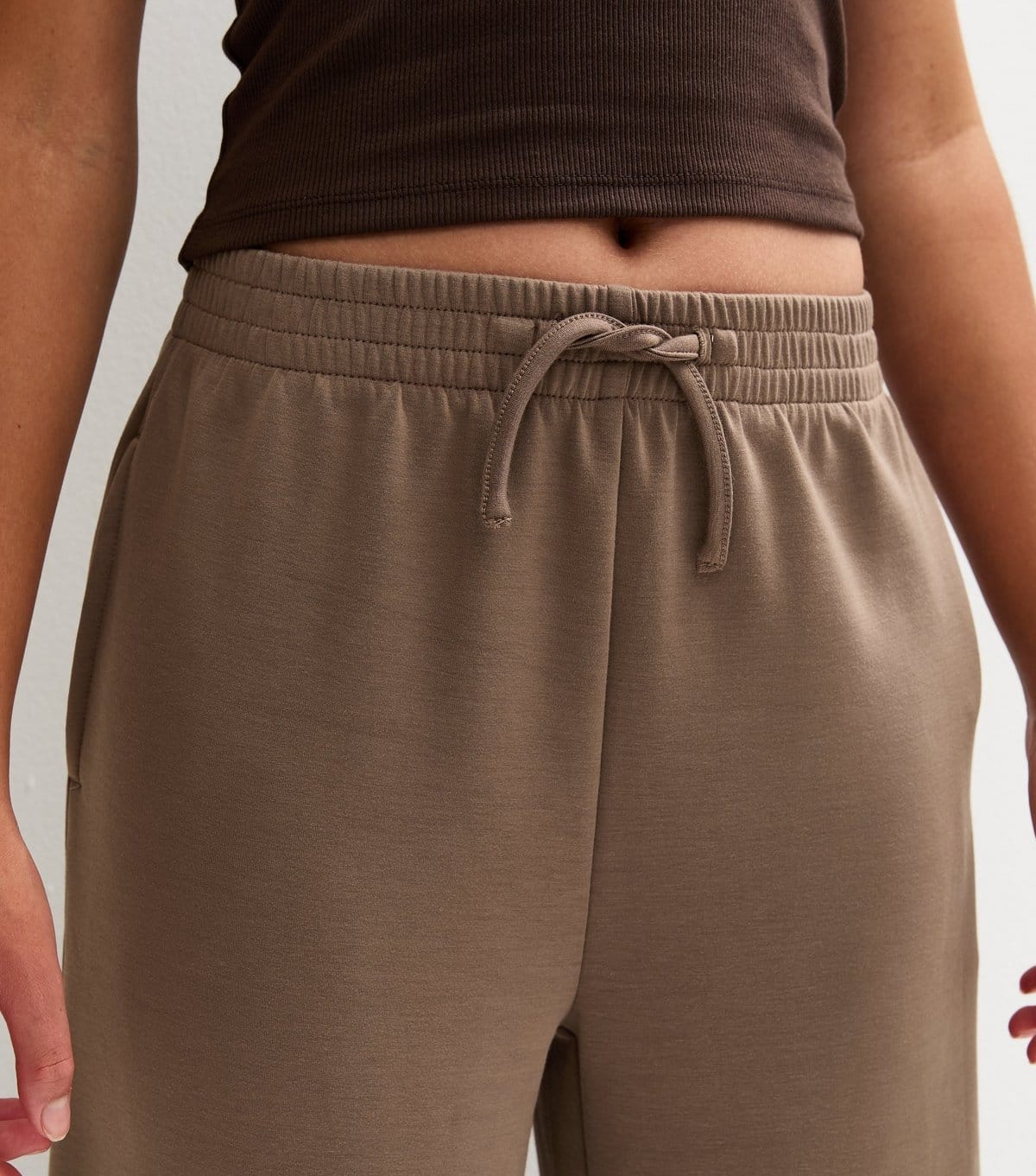 New Look Girls' Light Brown Wide Leg Joggers New Look - 4