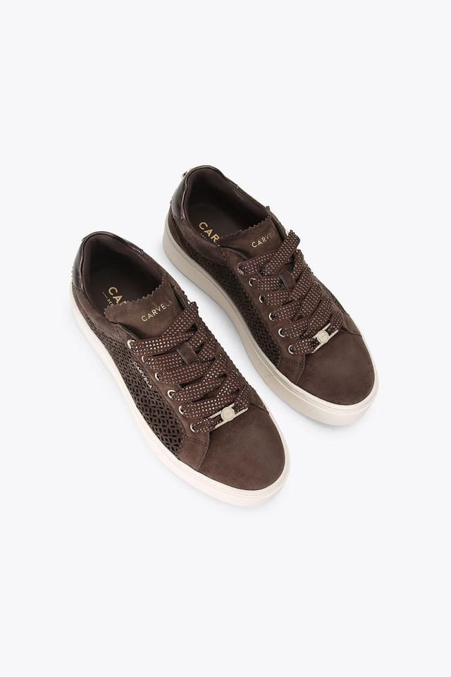 Carvela Carvela Women's 'Caprese Laser Trainer' Trainers in Brown - 2